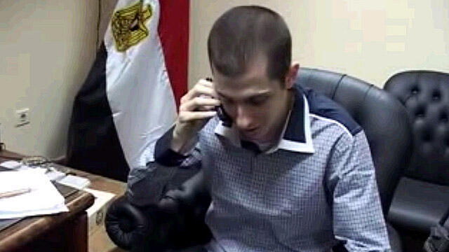 Shalit prior to his release from Hamas captivity