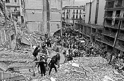 The bombing of the AMIA center in 1994 (AFP) The bombing of the AMIA center in 1994