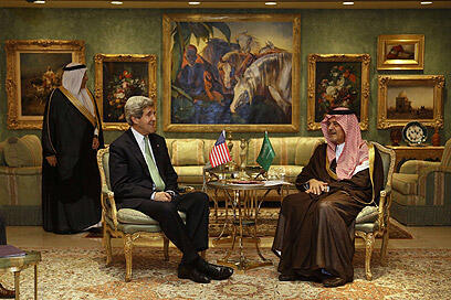 US Secretary of State John Kerry in Riyadh (Photo: AFP)