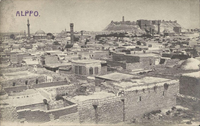 The synagogue in Aleppo