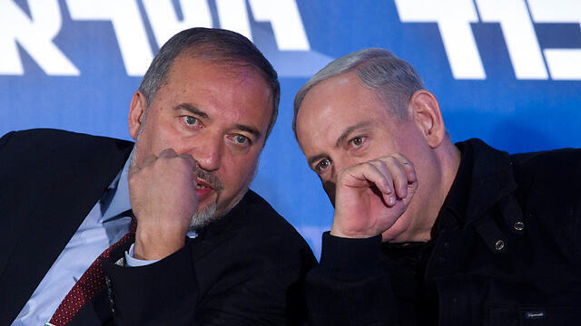 Lieberman and Netanyahu (Photo: EPA) (צילום: EPA) Lieberman and Netanyahu (Photo: EPA)