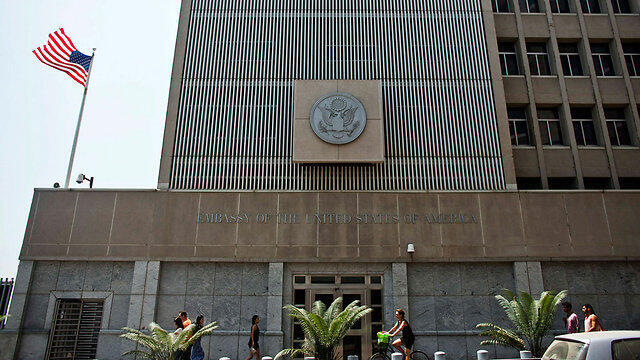 US Embassy in Tel Aviv (Photo: Reuters)