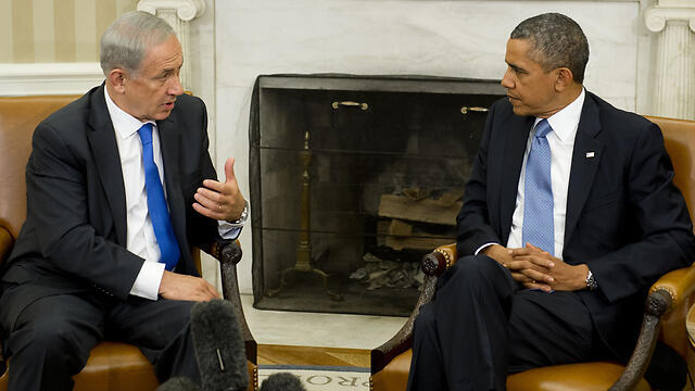 Netanyahu and Obama meet at the White House (Photo: AFP)