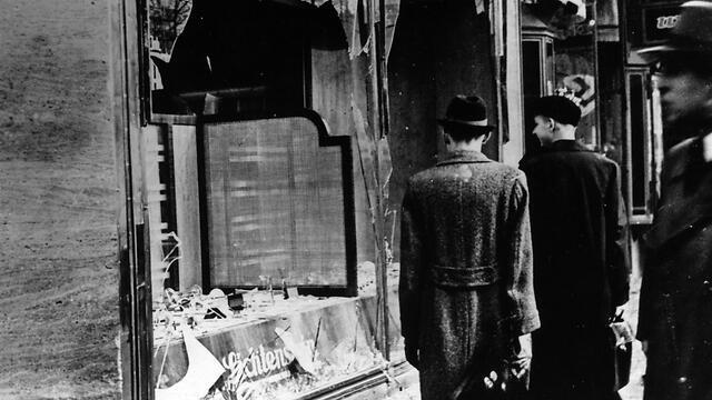 A smashed store-front in Berlin following Kristallnacht in 1938 (Photo: Gettyimages)
