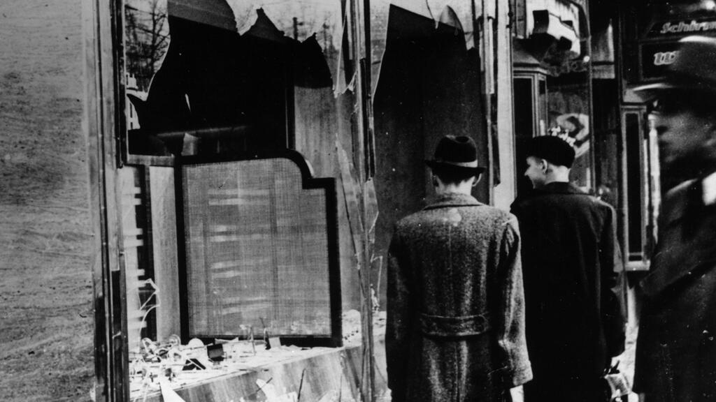 The Kristallnacht, 1938 