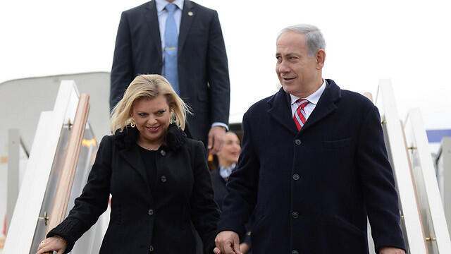 ראש הממשלה בנימין נתניהו ו שרה נתניהו נוחתים ב מוסקבה רוסיה (צילום - קובי גדעון, לע"מ) ראש הממשלה בנימין נתניהו ו שרה נתניהו נוחתים ב מוסקבה רוסיה