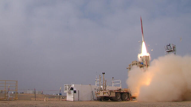 The David's Sling missile defense system. A serious budgetary issue which requires an unusual solution (Photo: Defense Ministry) 