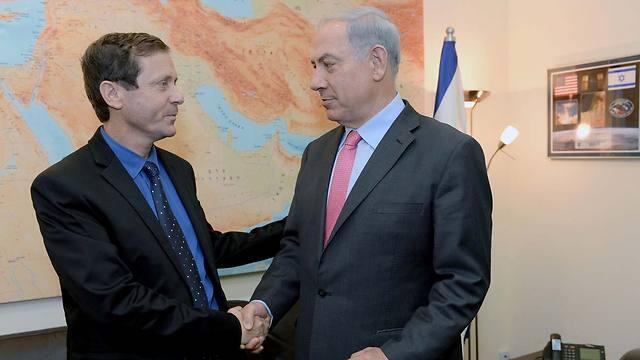 Netanyahu and Herzog. A striking difference in persona (Photo: GPO)