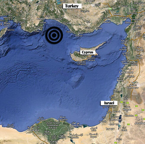 Earthquake epicenter map (Photo: Google Maps)
