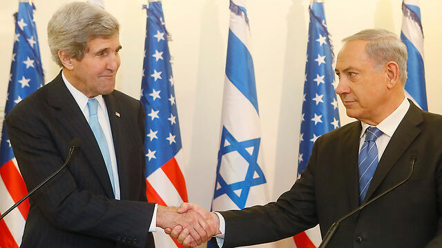 Netanyahu and Kerry meet in Jerusalem (Photo: Flash90) (צילום: צילום: פלאש 90) Netanyahu and Kerry meet in Jerusalem (Photo: Flash90)