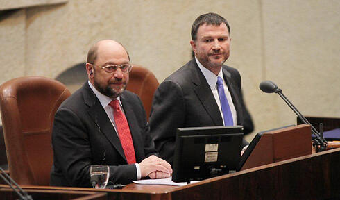 European Parliament President Schulz (Photo: Knesset Press Office)