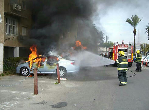 Burning car found not far from scene nullnull Burning car found not far from scene