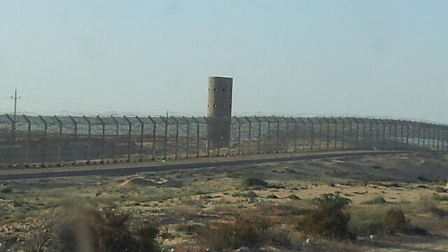 Israel's border fence on the Egyptian border
