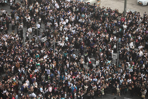 An Ultra-Orthodox protest against enlistment. Education reform is also likely to spark resistance (Photo: Gil Yohanan)
