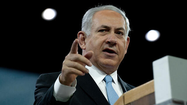 ראש הממשלה בנימין נתניהו במהלך נאום