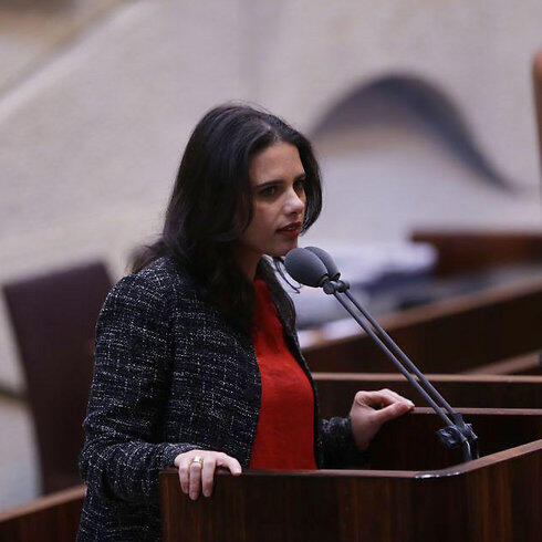 MK Ayelet Shaked leads initiative to bypass High Court (Photo: Alex Kolomoisky)