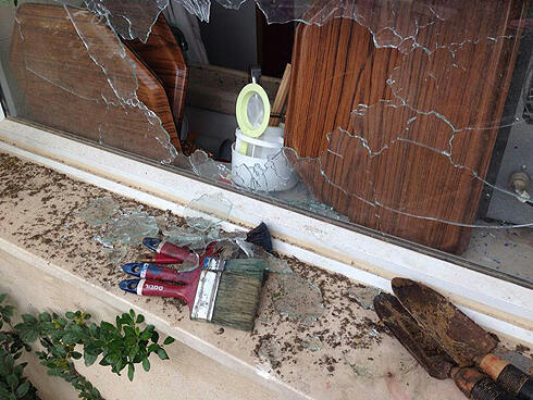 Damage to Israeli home after rocket fire from Gaza (Photo: Roee Idan)