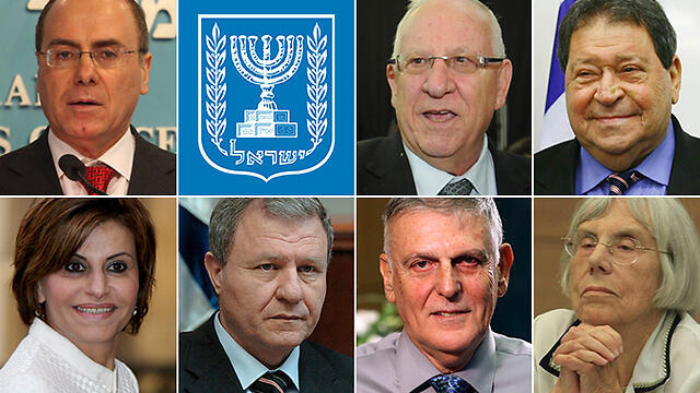 רובי ריבלין פואד בן אליעזר סילבן שלום דן שכטמן מאיר שטרית דליה דורנר דליה איציק המרוץ לנשיאות נשיא