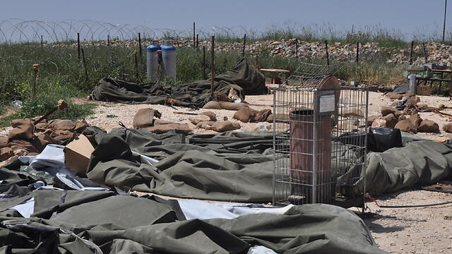 Destruction of illegal settlements. (Photo: George Ginsberg) (צילום: ג'ורג' גינסברג) Destruction of illegal settlements. (Photo: George Ginsberg)