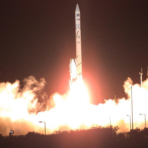 The launch of Israel's Ofek 10 satellite. (Photo: Defense Ministry)