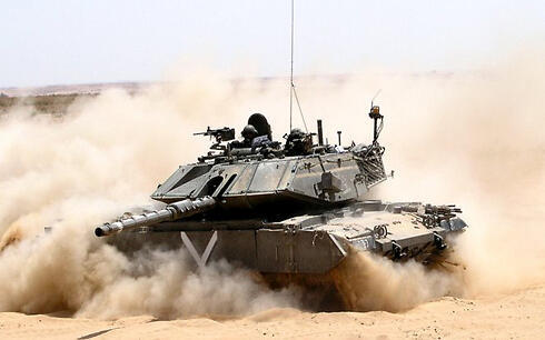 The 'Ram' in action (Photo: IDF Spokesperson's Unit) (צילום: דובר צה"ל) The 'Ram' in action (Photo: IDF Spokesperson's Unit)