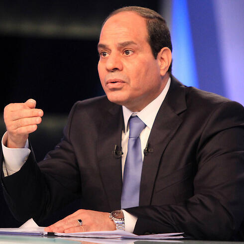 President Sisi faces extremist groups from Libya as well as Ansar Bait al-Maqdis in Sinai. (Photo: AFP) (צילום: AFP) President Sisi faces extremist groups from Libya as well as Ansar Bait al-Maqdis in Sinai. (Photo: AFP)