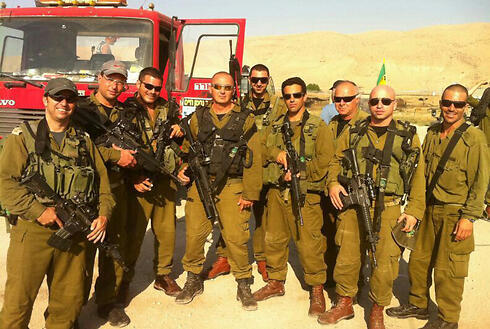 Reservists from the battalion reffered to in the letter: 'We're ready to leave our lives behind and come at any time we're called to defend our homeland, but we have to keep up our operational training'.