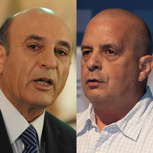 Shaul Mofaz (L) / Yuval Diskin (Photo: AP, Yaron Brenner))