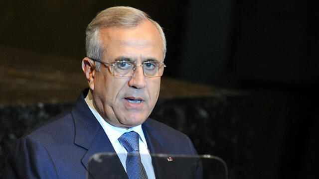 Former Lebanese president Michel Suleiman (Photo: EPA) (צילום: EPA) Former Lebanese president Michel Suleiman (Photo: EPA)