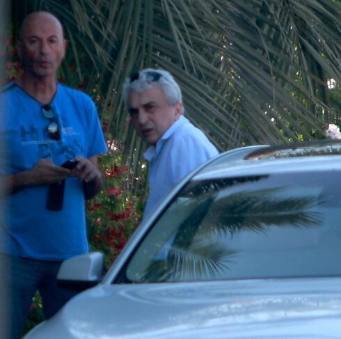 Avraham Nanikashvili after being questioned on Friday (Photo: Avi Mualem)