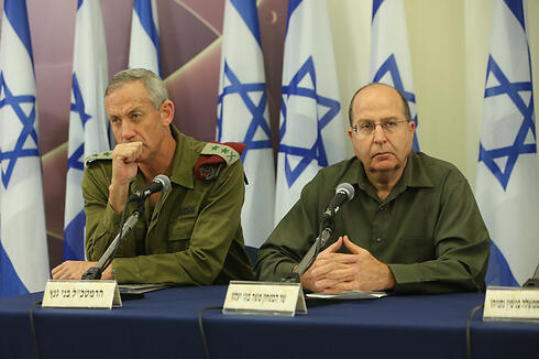 IDF Chief Gantz, Defense Minister (Ya'alon (Photo: Yaron Brenner)
