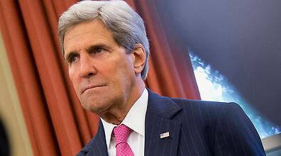 מזכיר המדינה האמריקני ג'ון קרי הבית הלבן