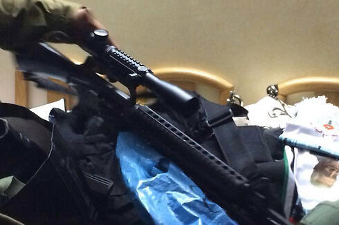 Weapons found in overnight operation (Photo: IDF Spokesman) (צילום: דובר צה"ל) Weapons found in overnight operation (Photo: IDF Spokesman)