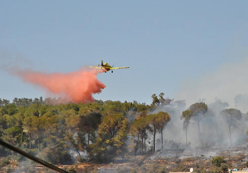 Aerial firefighter (Photo: Ofer Meir)