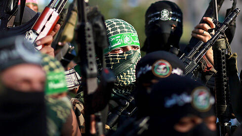 Hamas men in Gaza (Photo: EPA) (צילום: EPA) Hamas men in Gaza (Photo: EPA)