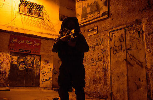 An Israeli soldier in Jenin during Operation Brother's Keeper last year. (Photo: IDF Spokesperson)