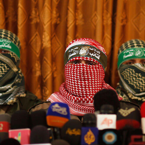 Izz ad-Din al-Qassam Brigades (Photo: Reuters) (צילום: רויטרס) Izz ad-Din al-Qassam Brigades (Photo: Reuters)