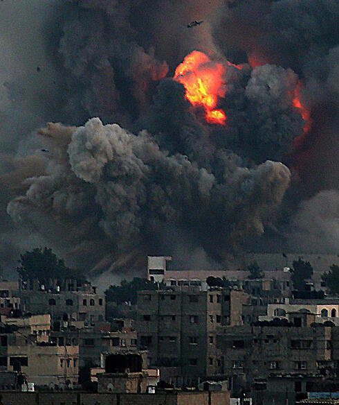 IAF strike on Gaza (Photo: EPA)