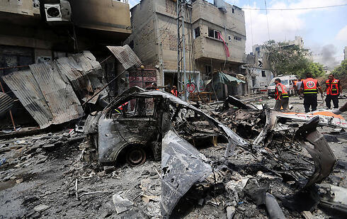 The destruction in Shejaia (Photo: AP)