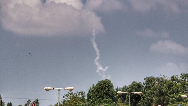 Rocket interception (צילום: דנה קופל) Rocket interception