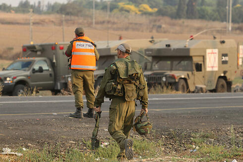 IDF troops at front-line community during Operation Protective Edge (Photo: Ido Erez)