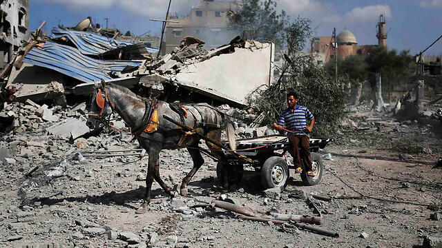 הפסקת אש הומניטרית בית חנון רצועת עזה צוק איתן