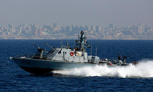 Israeli boat off the Gaza shore (Photo: Reuters) (צילום: רויטרס) Israeli boat off the Gaza shore (Photo: Reuters)