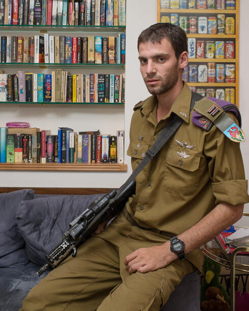 Lt. Eitan ran alone through a Gazan smuggling tunnel when Hadar Goldin was taken captive. (Photo: Ohad Zwigenberg)