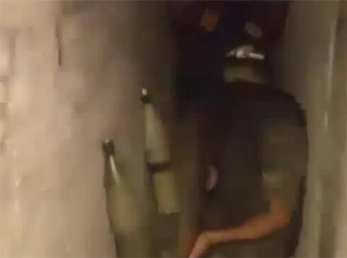 Hamas militants inside Gaza tunnelnullnull Hamas militants inside Gaza tunnel