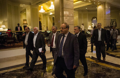 Palestinian delegation (Photo: AFP) (צילום: AFP) Palestinian delegation (Photo: AFP)