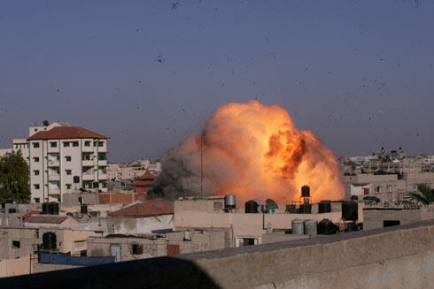 IDF strike on Gaza (Photo: AFP)