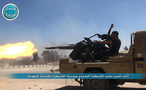 Nusra Front Rebels fight against the Syrian army 