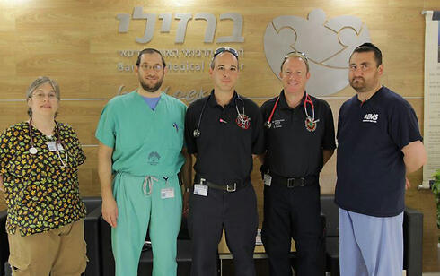 EVP volunteers at Barzilai (Photo: EVP) (צילום: EVP) EVP volunteers at Barzilai (Photo: EVP)