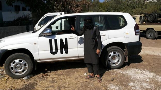 Nusra Front rebels in Quneitra last year